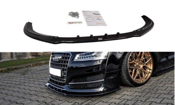 MAXTON DESIGN - Spoiler pod Predný náraznik   V.1 Audi S8 D4 FL , Čierny lesk 
417