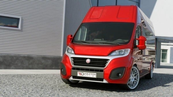 MAXTON DESIGN - Predný náraznik FIAT DUCATO III (FACELIFT) , Sklené vlákno zaklad. náter