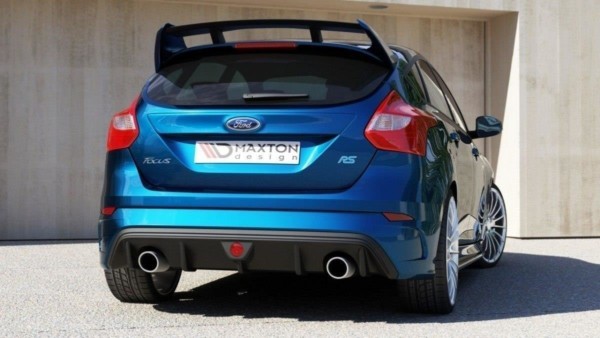 MAXTON DESIGN - Zadný náraznik FORD FOCUS MK3 PREFACE (FOCUS RS 2015 LOOK) , Sklené vlákno zaklad. náter