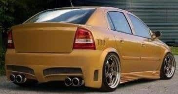 MAXTON DESIGN - Zadný náraznik OPEL ASTRA G HB , Sklené vlákno v zaklad. nátere