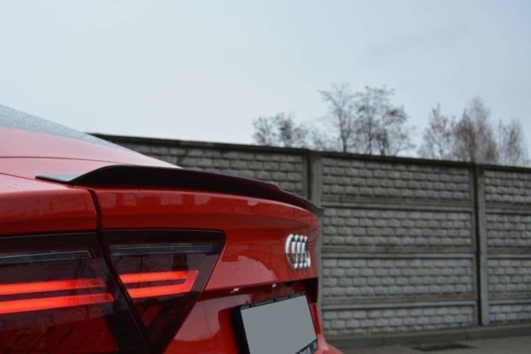 MAXTON DESIGN - Predlženie spoilera AUDI A7 S-LINE (FACELIFT) , Čierny lesk – Obrázok 4
