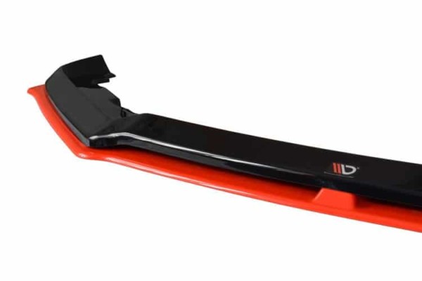 MAXTON DESIGN - Spoiler pod Predný náraznik   V.5 SUBARU BRZ FACELIFT , Textured + Red – Obrázok 5