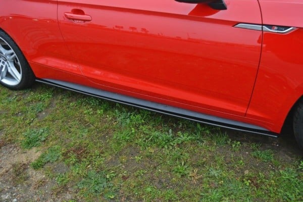 MAXTON DESIGN - Lišty pod prahy Audi S5 / A5 S-Line F5 Coupe , 
Čierny lesk – Obrázok 3