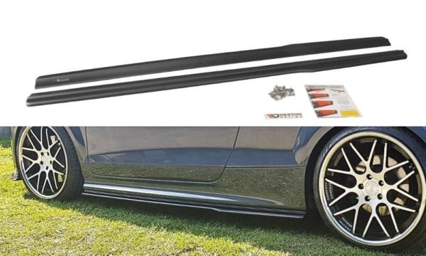 MAXTON DESIGN - Lišty pod prahy Audi TT S / TT S-Line 8J , 
Čierny lesk