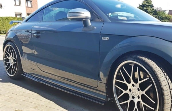 MAXTON DESIGN - Lišty pod prahy Audi TT S / TT S-Line 8J , 
Čierny lesk – Obrázok 3