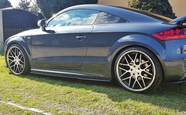 MAXTON DESIGN - Lišty pod prahy Audi TT S / TT S-Line 8J , 
Čierny lesk – Obrázok 4