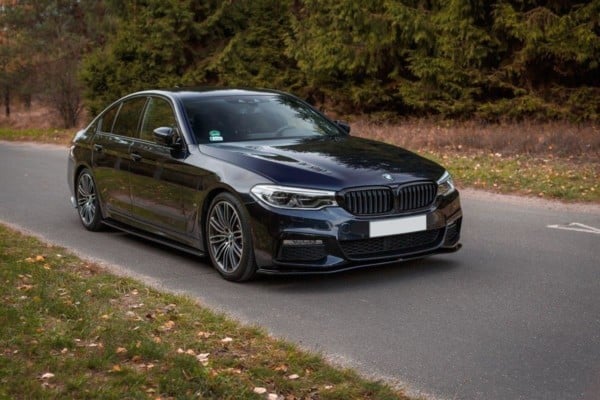 MAXTON DESIGN - Lišty pod prahy for vhodné pre BMW 5 G30/ G31 M-Pack , Čierny lesk – Obrázok 3