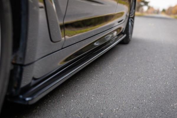 MAXTON DESIGN - Lišty pod prahy for vhodné pre BMW 5 G30/ G31 M-Pack , Čierny lesk – Obrázok 4