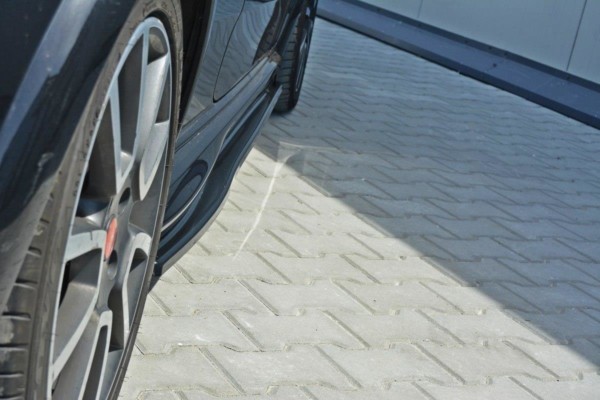 MAXTON DESIGN - Lišty pod prahy Fiat Punto Evo Abarth , Čierny lesk – Obrázok 3