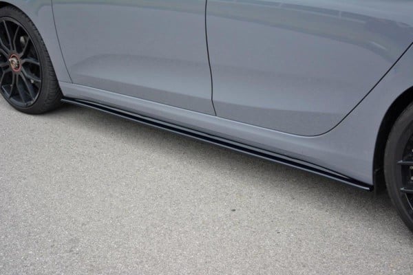 MAXTON DESIGN - Lišty pod prahy Fiat Tipo S-Design , Čierny lesk – Obrázok 4