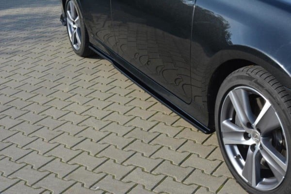 MAXTON DESIGN - Lišty pod prahy Lexus GS Mk4 Facelift , Čierny lesk – Obrázok 2