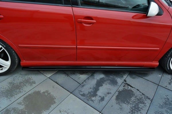 MAXTON DESIGN - Lišty pod prahy Seat Leon Mk1 Cupra , Čierny lesk – Obrázok 3