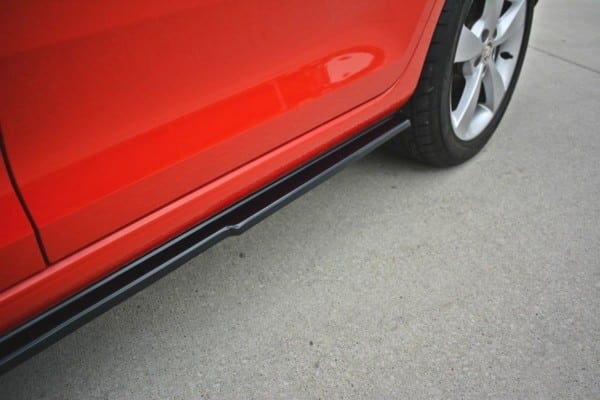 MAXTON DESIGN - Lišty pod prahy Skoda Rapid , Čierny lesk – Obrázok 4