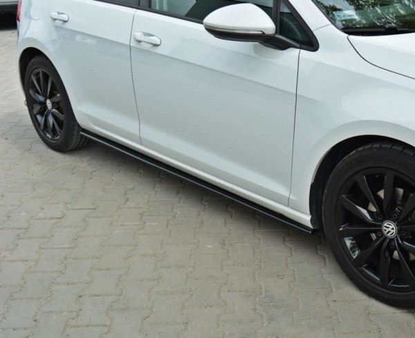 MAXTON DESIGN - Lišty pod prahy VW Golf Mk7 Standard , 
Čierny lesk – Obrázok 3