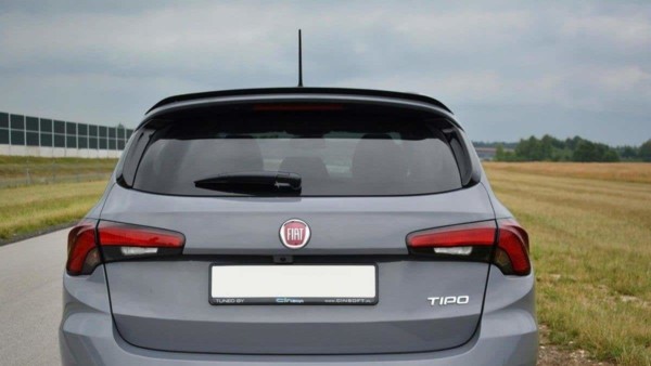 MAXTON DESIGN - Predlženie spoilera Fiat Tipo S-Design , Čierny lesk