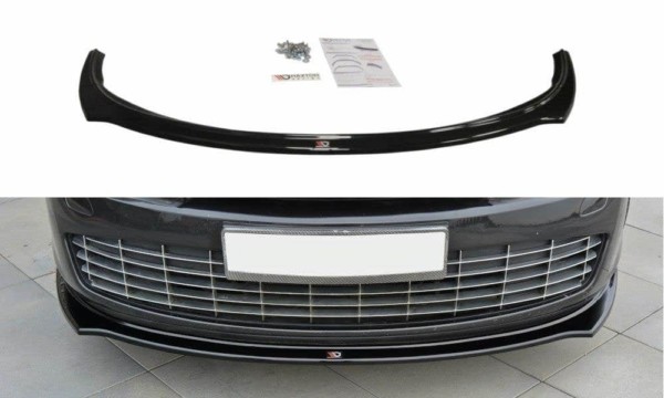 MAXTON DESIGN - Spoiler pod Predný náraznik   Renault Laguna mk 3 Coupe , Čierny lesk Čierny lesk