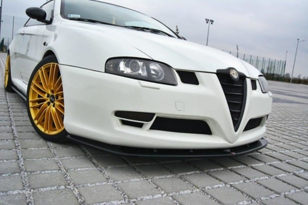 MAXTON DESIGN - Spoiler pod Predný náraznik   V.1 Alfa Romeo GT , Čierny lesk – Obrázok 2