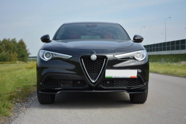 MAXTON DESIGN - Spoiler pod Predný náraznik   V.1 Alfa Romeo Stelvio , Čierny lesk – Obrázok 3