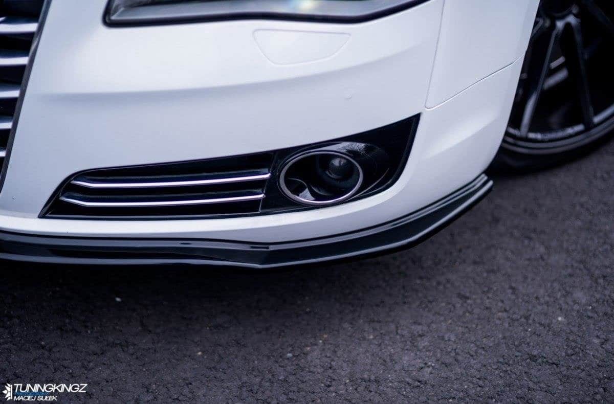 MAXTON DESIGN - Spoiler pod Predný náraznik V.1 Audi A8 D4 , Čierny lesk – Obrázok 3