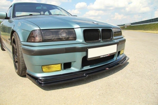 MAXTON DESIGN - Spoiler pod Predný náraznik V.1 vhodné pre BMW M3 E36 , Čierny lesk – Obrázok 3