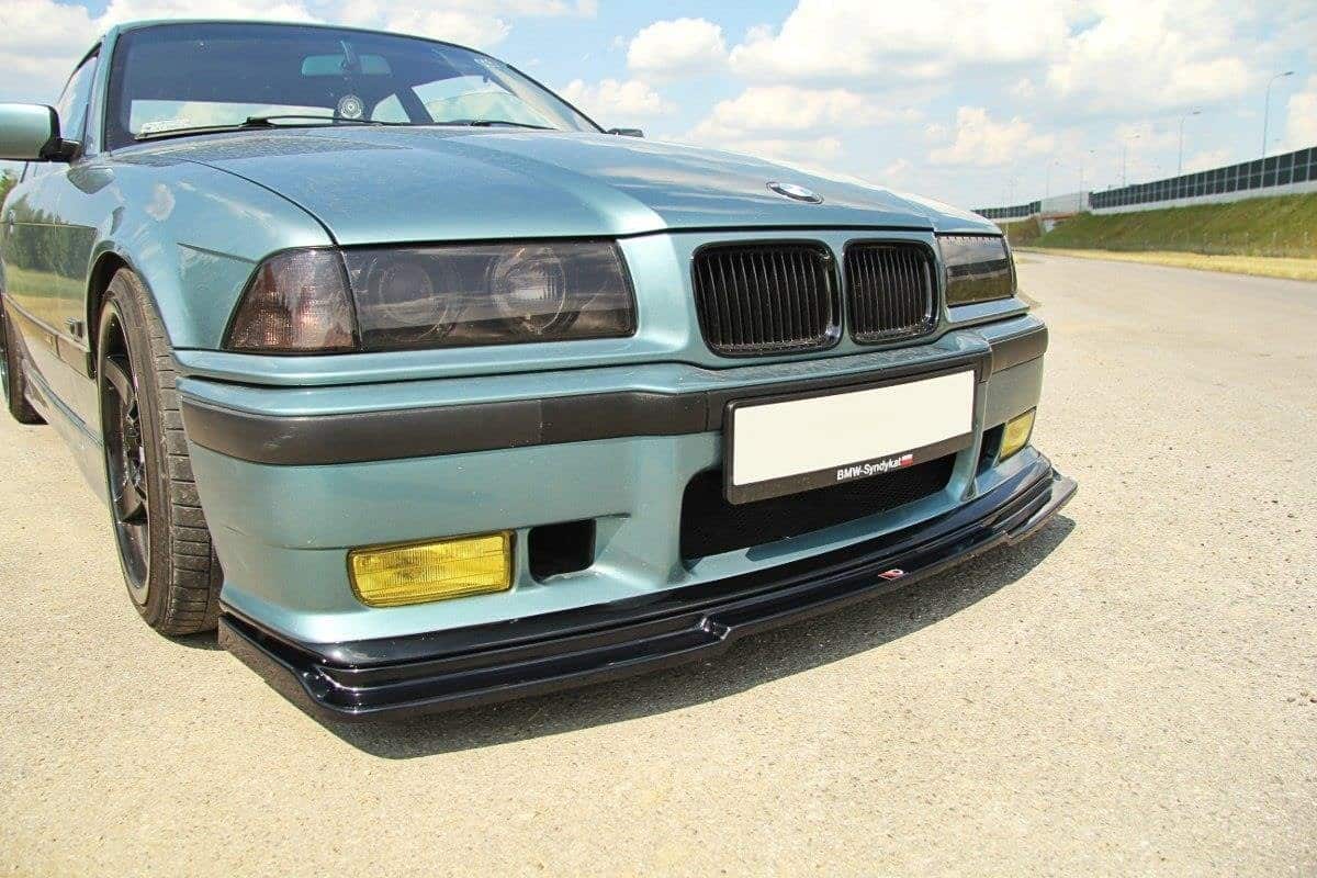 MAXTON DESIGN - Spoiler pod Predný náraznik V.1 vhodné pre BMW M3 E36 , Čierny lesk – Obrázok 3