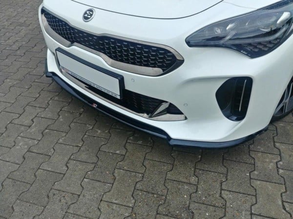 MAXTON DESIGN - Spoiler pod Predný náraznik   V.1 KIA STINGER GT , Čierny lesk 
Čierny lesk 

,