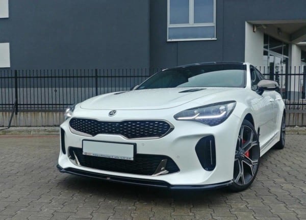 MAXTON DESIGN - Spoiler pod Predný náraznik   V.1 KIA STINGER GT , Čierny lesk 
Čierny lesk 

, – Obrázok 2