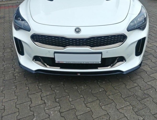 MAXTON DESIGN - Spoiler pod Predný náraznik   V.1 KIA STINGER GT , Čierny lesk 
Čierny lesk 

, – Obrázok 3