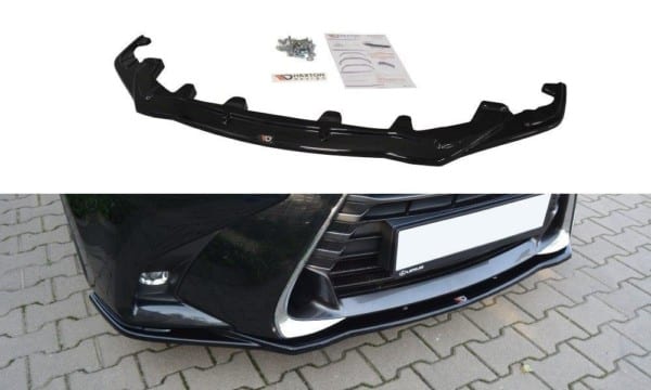 MAXTON DESIGN - Spoiler pod Predný náraznik   V.1 Lexus GS Mk4 Facelift , Čierny lesk 
Čierny lesk 

,
