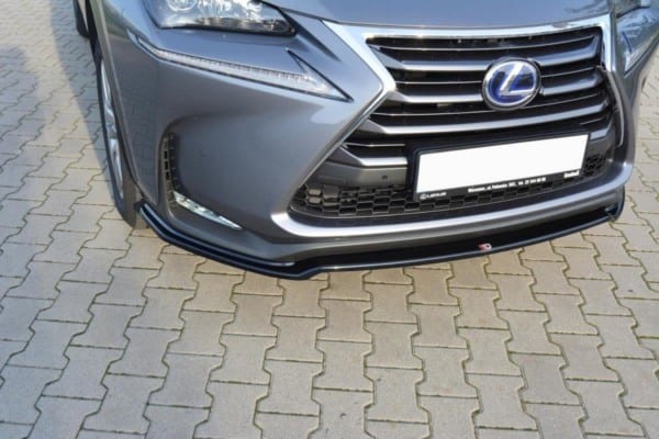 MAXTON DESIGN - Spoiler pod Predný náraznik   V.1 Lexus NX Mk1 , Čierny lesk 
Čierny lesk 

, – Obrázok 2
