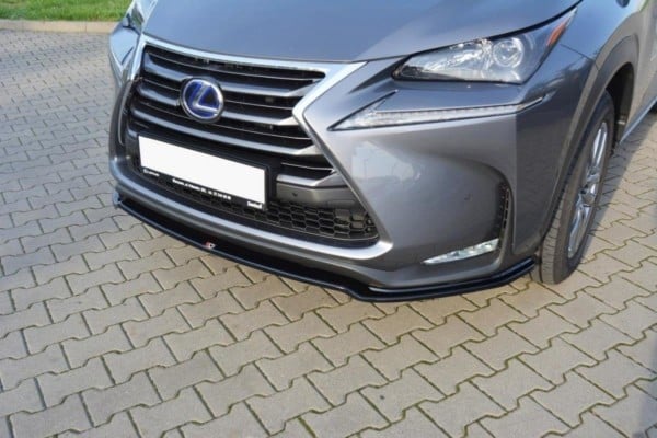 MAXTON DESIGN - Spoiler pod Predný náraznik   V.1 Lexus NX Mk1 , Čierny lesk 
Čierny lesk 

, – Obrázok 3