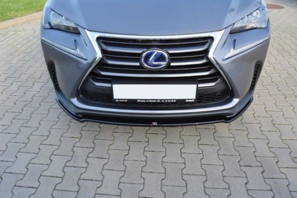 MAXTON DESIGN - Spoiler pod Predný náraznik   V.1 Lexus NX Mk1 , Čierny lesk 
Čierny lesk 

, – Obrázok 4