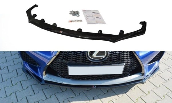 MAXTON DESIGN - Spoiler pod Predný náraznik   V.1 Lexus RC F 
Čierny lesk