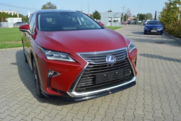 MAXTON DESIGN - Spoiler pod Predný náraznik   V.1 Lexus RX Mk4 , Čierny lesk 
Čierny lesk 

, – Obrázok 2