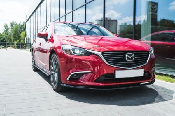 MAXTON DESIGN - Spoiler pod Predný náraznik   V.1 Mazda 6 GJ (Mk3) Facelift , Čierny lesk 
Čierny lesk 

, – Obrázok 3
