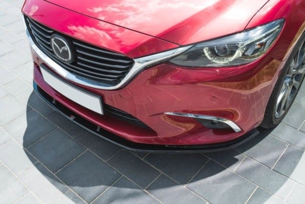 MAXTON DESIGN - Spoiler pod Predný náraznik   V.1 Mazda 6 GJ (Mk3) Facelift , Čierny lesk 
Čierny lesk 

, – Obrázok 4