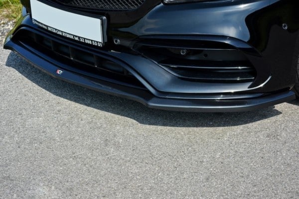 MAXTON DESIGN - Spoiler pod Predný náraznik   V.1 Mercedes A W176 AMG Facelift , Čierny lesk 
Čierny lesk – Obrázok 3