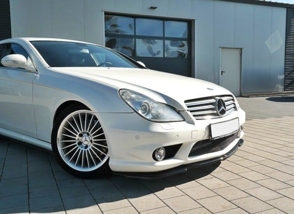 MAXTON DESIGN - Spoiler pod Predný náraznik   V.1 Mercedes CLS C219 55AMG , Čierny lesk 
Čierny lesk 

, – Obrázok 4