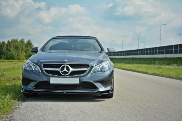 MAXTON DESIGN - Spoiler pod Predný náraznik   V.1 Mercedes E W212 , Čierny lesk 
Čierny lesk 

, – Obrázok 2