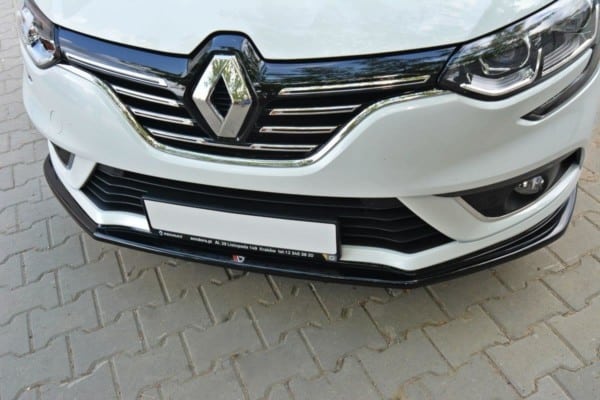 MAXTON DESIGN - Spoiler pod Predný náraznik   V.1 Renault Megane Mk4 Hatchback , Čierny lesk 
Čierny lesk 

, – Obrázok 2