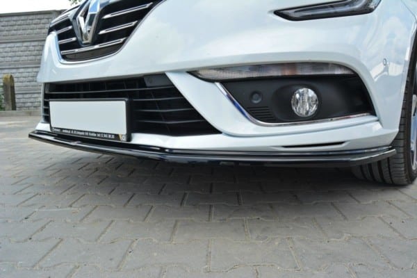 MAXTON DESIGN - Spoiler pod Predný náraznik   V.1 Renault Megane Mk4 Hatchback , Čierny lesk 
Čierny lesk 

, – Obrázok 3