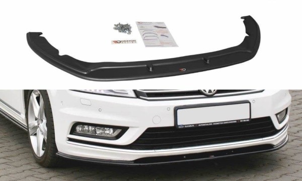 MAXTON DESIGN - Spoiler pod Predný náraznik   V.1 Vw Passat B7 R-Line , Čierny lesk 
Čierny lesk 

,