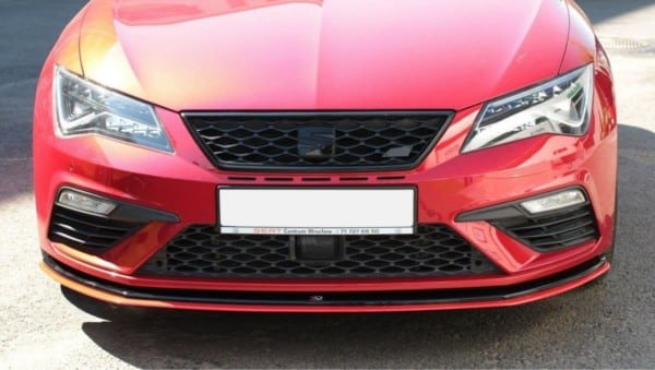 MAXTON DESIGN - Spoiler pod Predný náraznik   V.3 Seat Leon Cupra / FR Mk3 FL , Čierny lesk – Obrázok 3