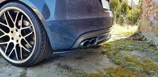 MAXTON DESIGN - Stredový spoiler pod zadný náraznik Audi TT S Mk2 (8J) , 
Čierny lesk – Obrázok 3