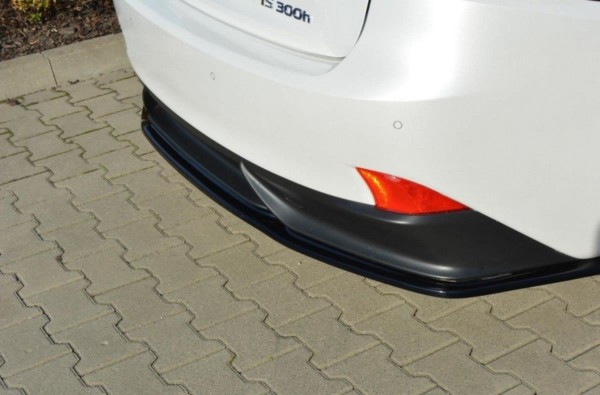MAXTON DESIGN - Stredový spoiler pod zadný náraznik Lexus IS Mk3 H (without vertical bars) , Čierny lesk Čierny lesk – Obrázok 4