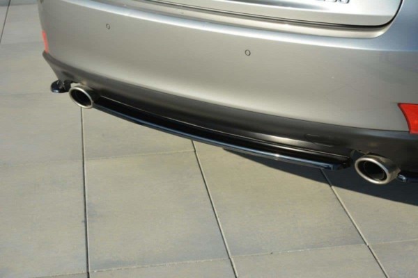 MAXTON DESIGN - Stredový spoiler pod zadný náraznik Lexus IS Mk3 T (without vertical bars) , Čierny lesk Čierny lesk – Obrázok 3
