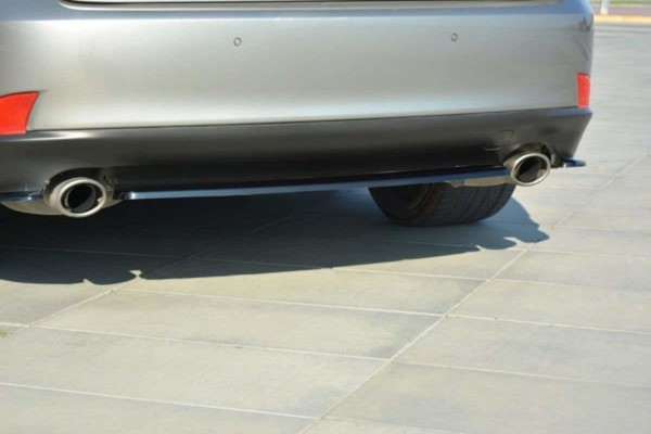 MAXTON DESIGN - Stredový spoiler pod zadný náraznik Lexus IS Mk3 T (without vertical bars) , Čierny lesk Čierny lesk – Obrázok 4