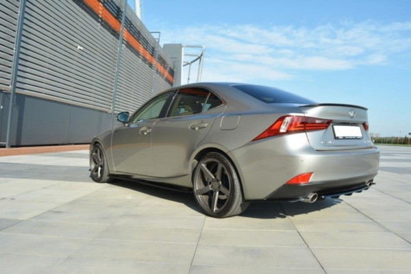 MAXTON DESIGN - Stredový spoiler pod zadný náraznik Lexus IS Mk3 T (with vertical bars) , Čierny lesk Čierny lesk – Obrázok 3