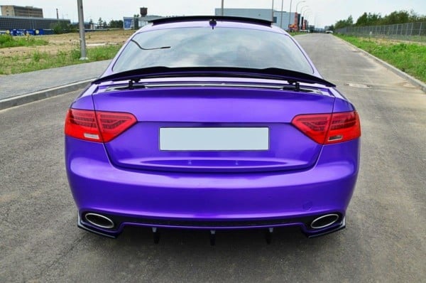 MAXTON DESIGN - Bočné difúzory zadného náraznika Audi RS5 Mk1 (8T) Facelift , Čierny lesk – Obrázok 3