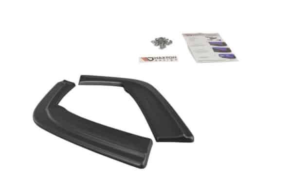 MAXTON DESIGN - Bočné difúzory zadného náraznika vhodné pre BMW M3 E46 Coupe , Čierny lesk
